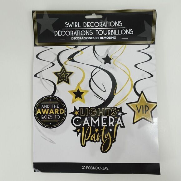 Swirl Decorations Lights Camera Party! - Picture 1 of 3